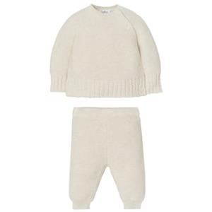 OVS Gebreide set van top en broek beige