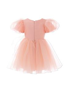 Tulleen Jurk met strik - Roze