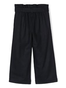 Bonpoint Broek met ceintuur - Blauw
