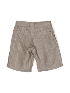 emporioarmanikids Emporio Armani Kids Gestreepte shorts - Bruin