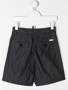 Dsquared2 Kids Katoenen shorts - Blauw