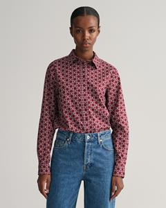Gant Blusenshirt REG GEOMETRIC COT VOILE SHIRT