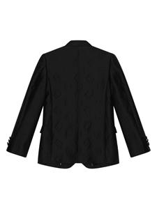 dolce&gabbanakids Dolce & Gabbana Kids Blazer met enkele rij knopen - Zwart