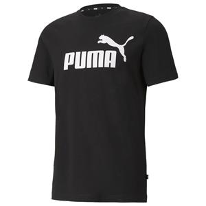 PUMA T-shirt Essentials Logo - Zwart/Wit