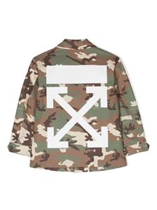 off-whitekids Off-White Kids Jack met geborduurd logo - Groen