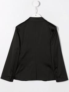 paolopecorakids Paolo Pecora Kids Blazer met enkele rij knopen - Zwart