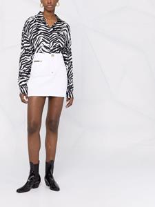philippplein Philipp Plein Denim mini-rok - Wit