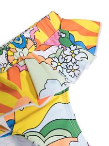 Bikinislip met print - Geel