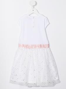 aignerkids Aigner Kids Jurk met logoprint - Wit