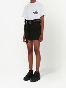 jwanderson JW Anderson Mini-rok met rits - Zwart