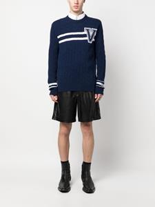 valentinogaravani Valentino Garavani Trui met geborduurd logo - Blauw