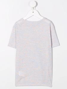 stellamccartneykids Stella McCartney Kids T-shirt met ronde hals - Grijs