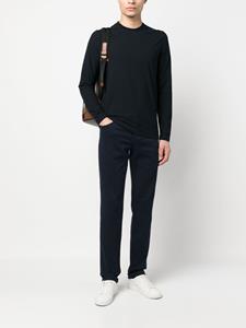 Zanone Katoenen sweater - Blauw