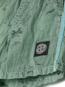 stoneislandjunior Stone Island Junior Shorts met logopatch - Groen