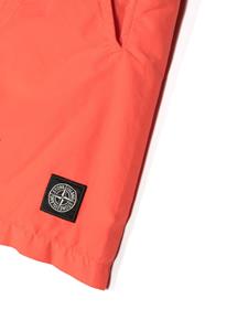 Stone Island Junior Zwembroek met logopatch - Oranje