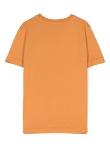 stoneislandjunior Stone Island Junior T-shirt met Compass-logopatch - Oranje