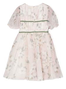 Monnalisa Jurk met bloemenprint - Roze