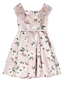 Monnalisa Jurk met bloemenprint - Roze