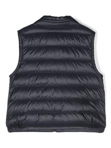 Moncler Enfant Bodywarmer met logoprint - Blauw