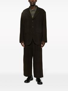 ziggychen Ziggy Chen Geruite broek - Groen