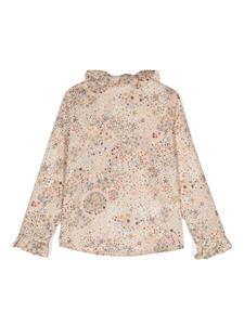 Il Gufo Shirt met sterrenprint - Beige