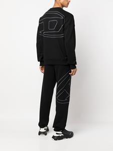 Diesel S-Rob-Megobal katoenen sweater - Zwart
