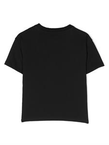 monclerenfant Moncler Enfant T-shirt met geborduurd logo - Zwart