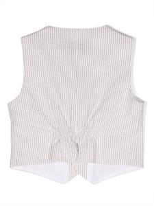 ilgufo Il Gufo Gestreept gilet - Beige