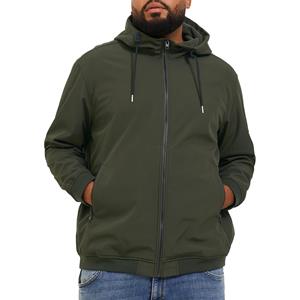 Jack & Jones PlusSize Softshelljacke "JJEBASIC SOFTSHELL HOOD NOOS PLS", mit Kapuze