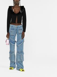 Blumarine Cropped vest - Zwart