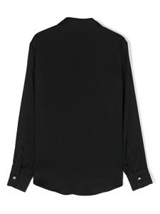 balmainkids Balmain Kids Shirt met logoprint - Zwart