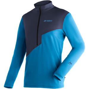 Maier Sports Fleecepullover "Astun Jersey", Herren Midlayer, Half-Zip Fleece mit aufgerauter Innenseite
