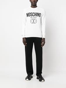 Moschino Sweater met logoprint - Wit