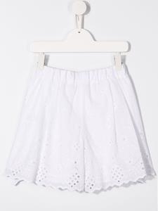 albertaferrettikids Alberta Ferretti Kids Shorts met borduurwerk - Wit