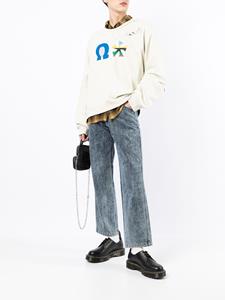liberalyouthministry Liberal Youth Ministry Sweater met gerafeld-effect - Bruin