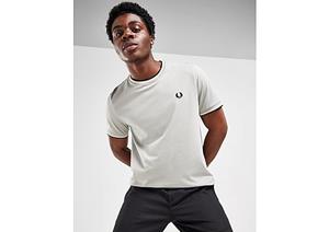 Fred Perry Twin Tipped Ringer T-Shirt - Grey- Heren