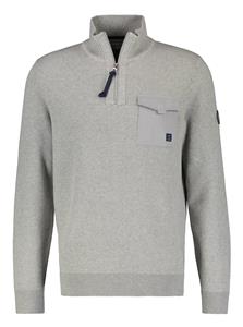 LERROS Strickpullover "LERROS Stricktroyer in kerniger Optik"
