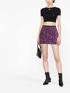 marineserre Marine Serre Rok met jacquard - Roze