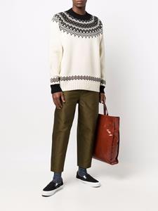 junyawatanabeman Junya Watanabe MAN Intarsia trui - Wit