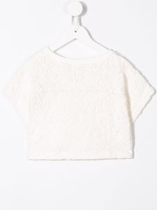 Andorine T-shirt van kant - Wit