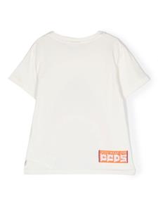 Gcds Kids T-shirt met logoprint - Wit