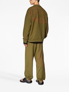 Diesel S-Rob-Megoval-D katoenen sweater - Groen