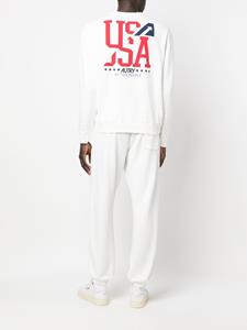 Autry Sweater met logoprint - Wit