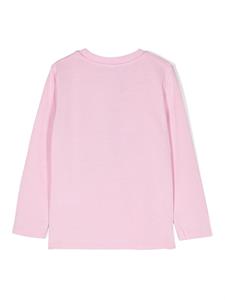 kenzokids Kenzo Kids T-shirt met tijgerprint - Roze