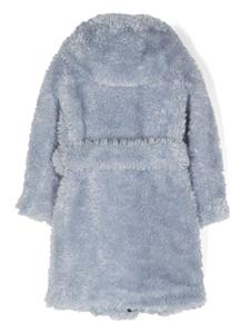 Emporio Armani Kids Trenchcoat met ceintuur - Blauw