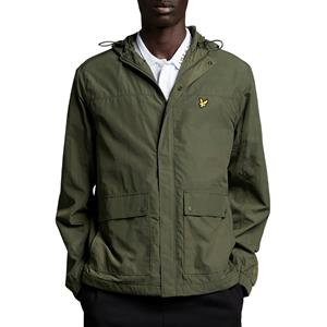Lyle & Scott groene jas met capuchon en zak