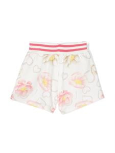 Monnalisa Shorts met elastische tailleband - Wit