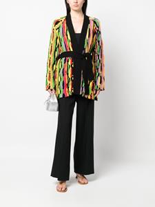 MSGM Wikkelvest met ceintuur - Zwart