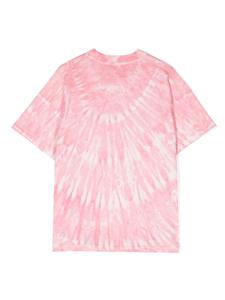 dsquared2kids DSQUARED2 KIDS T-shirt met tie-dye print - Roze