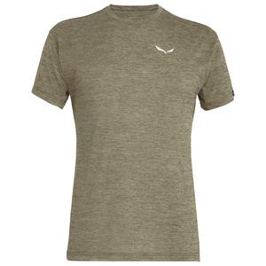 Salewa  Puez Melange Dry S/S Tee - T-shirt, olijfgroen